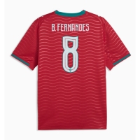 Camiseta Portugal Bruno Fernandes #8 Primera Equipación Replica Mundial 2026 mangas cortas